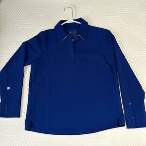 FIGS SMALL Technical Collection Longsleeve top. Electric Blue. PO2094